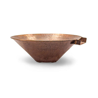 Conic Water Bowl - Hammered Copper - modofire🔥