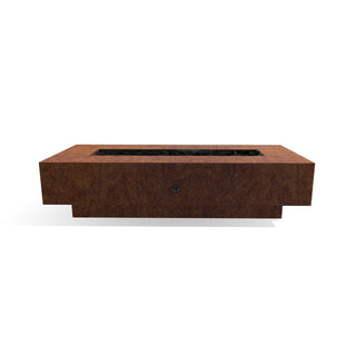 Coronado Rectangle Fire Table - Corten Steel - Modofire