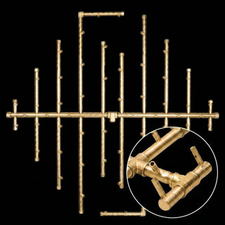 CROSSFIRE® Brass Burner with WATERSTOP® • 60K - 560K BTU • Round/Square - Modofire