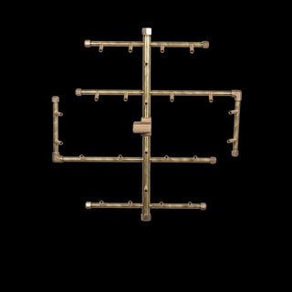 CROSSFIRE® Brass Burner with WATERSTOP® • 60K- 560K BTU • Round/Square - Modofire