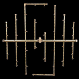 CROSSFIRE® Brass Burner with WATERSTOP® • 60K- 560K BTU • Round/Square - Modofire