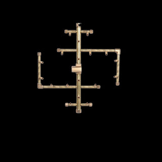 CROSSFIRE® Brass Burner with WATERSTOP® • 60K- 560K BTU • Round/Square - Modofire