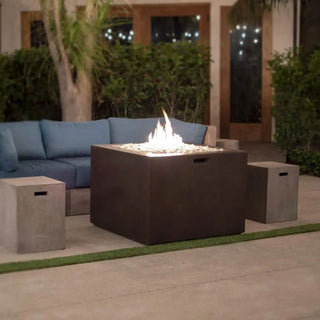 Cube Fire Pit - Concrete (GFRC) - Modofire