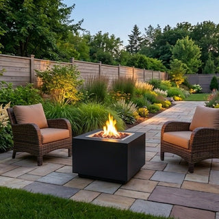 Quad Studio Fire Pit • Hidden Tank