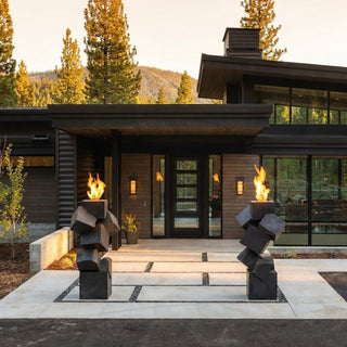 Cubestack Fire Sculpture - Modofire