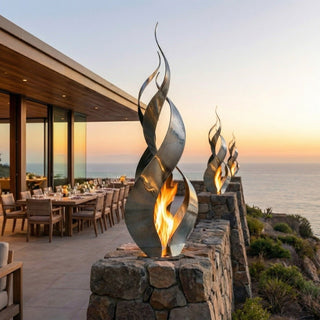 Curl Fire Sculpture - Modofire