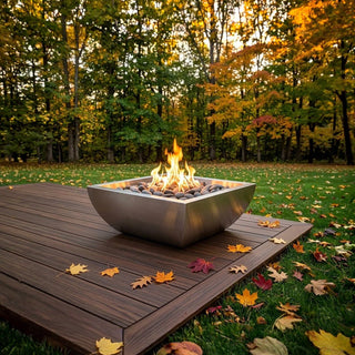 Curve Square Fire Bowl - Modofire