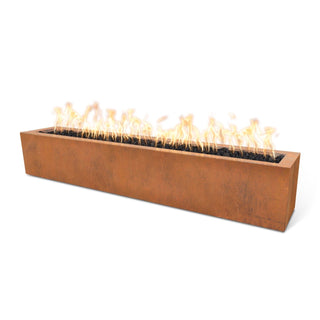 Eaves Rectangle Fire Pit - Corten Steel - Modofire