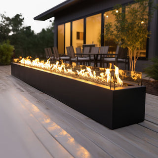 Eaves Rectangle Fire Pit - Powder Coated Steel - Modofire