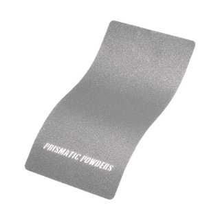 Etched Silver - Metallic Textured Flat Powder Coated Swatch - Modofire