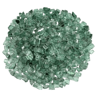 Evergreen Reflective Fire Glass - 1/2" - 10 lbs. - Modofire