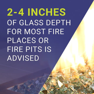 Evergreen Reflective Fire Glass - 1/2" - 10 lbs. - modofire🔥