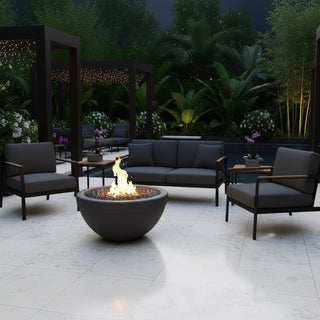 Executive Round Fire Bowl - Concrete (GFRC) - Modofire