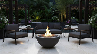 Executive Round Fire Bowl - Concrete (GFRC) - Modofire