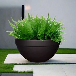 Executive Round Low Planter / Water Bowl - Concrete (GFRC) - Modofire