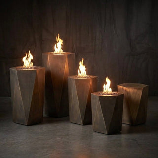 Facet Flame Fire Pillar • LP Tank - Modofire