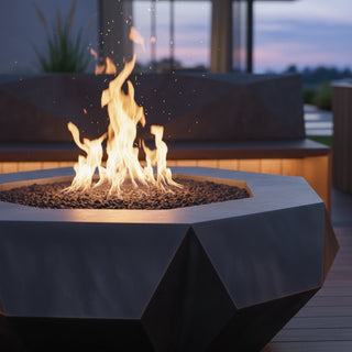 Facet Flame Fire Pit Table - Modofire