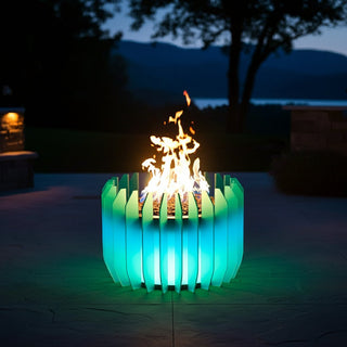 Finlight Round Fire Pit - modofire🔥