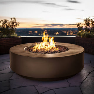 Florence Round Fire Pit - Concrete (GFRC) - Modofire