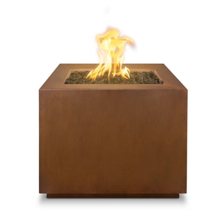 Forma Cube Square Fire Cube - Corten Steel - Modofire