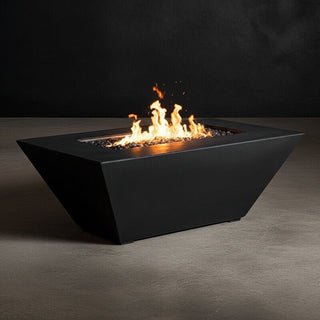 Geo Rectangle Fire Table - Concrete (GFRC) - Modofire