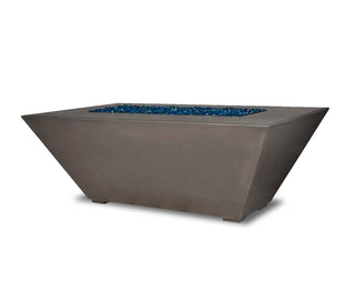 Geo Rectangle Fire Table - Formed Concrete (gfrc) - Modofire