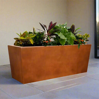 Geo Rectangle Low Planter Box - Concrete (GFRC) - Modofire