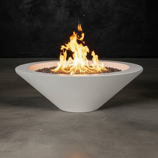Geo Round Fire Bowl - Concrete (GFRC) - Modofire