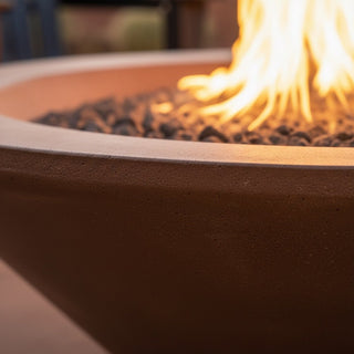 Geo Round Fire Bowl - Concrete (GFRC) - Modofire