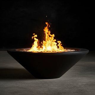 Geo Round Fire Table - Concrete (GFRC) - Modofire