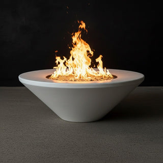 Geo Round Fire Table - Concrete (GFRC) - Modofire