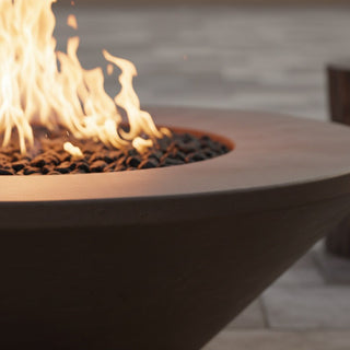 Geo Round Fire Table - Concrete (GFRC) - Modofire