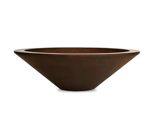 Geo Round Low Planter Bowl - Concrete (GFRC) - Modofire