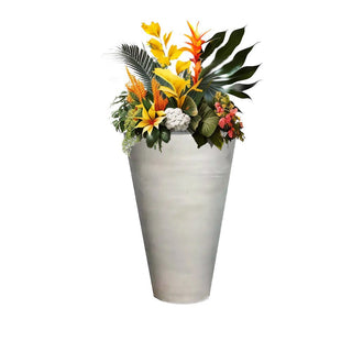 Geo Round Planter Vase - Concrete (GFRC) - Modofire