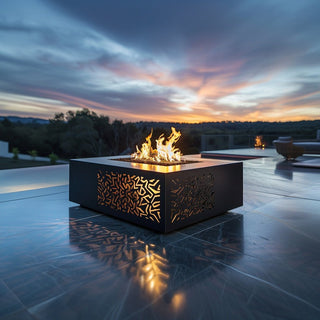 Geo Sideglow Fire Table - modofire🔥