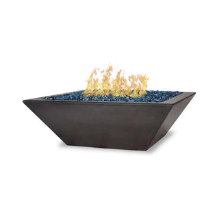 Geo Square Fire Bowl - Concrete (GFRC) - Modofire