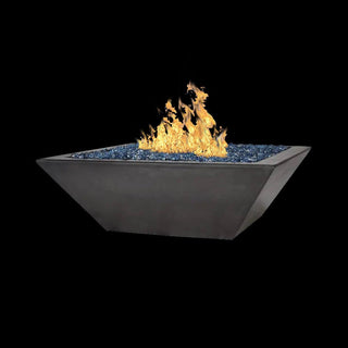 Geo Square Fire Bowl - Concrete (GFRC) - Modofire