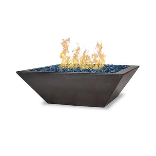 Geo Square Fire Bowl - Concrete (GFRC) - Modofire