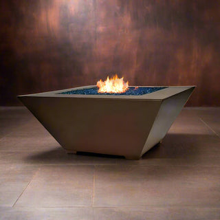 Geo Square Fire Table - Concrete (GFRC) - Modofire