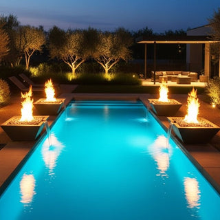 Geo Square Fire & Water Spillway Bowl - Concrete (GFRC) - Modofire