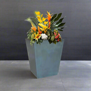 Geo Square Tall Planter Box - Concrete (GFRC) - Modofire