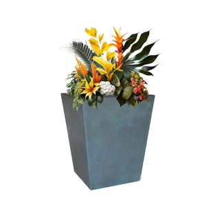 Geo Square Tall Planter Box - Concrete (GFRC) - Modofire