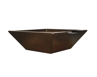 Geo Square Water Spillway & Planter Bowl - Concrete (GFRC) - Modofire