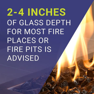 Gray Reflective Fire Glass - 1/2" - 10 lbs. - modofire🔥