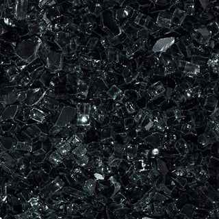 HPC Fire 1/4 inch Black Fire Pit Glass FPGLBLACK