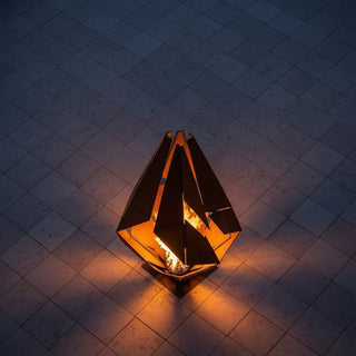 Ignis Prism Metal Fire Sculpture - Modofire