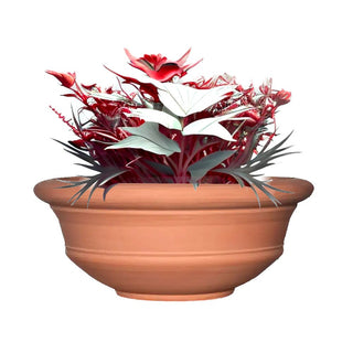 Italian Plaza Round Planter Bowl - Concrete (GFRC) - Modofire