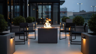 Legacy Cube Fire Pit - Concrete (GFRC) - Modofire