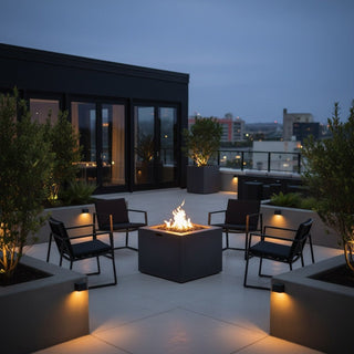 Legacy Cube Fire Pit - Concrete (GFRC) - Modofire