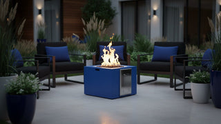 Legacy Cube Fire Pit - Concrete (GFRC) - LP - Modofire
